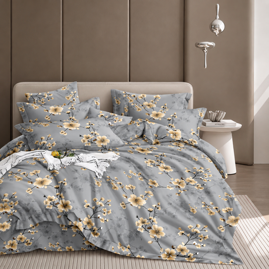 Elegant Blossom Floral Bedding Set