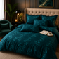 Luxury Teal Floral Bedding Set