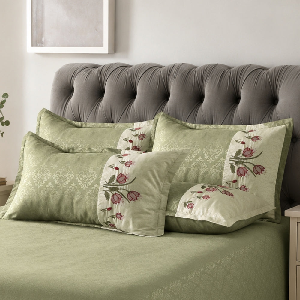Floral Elegance King Size Bedsheet Set