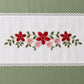 Elegant Floral Embroidered Bedsheet Set with Matching Pillow Covers
